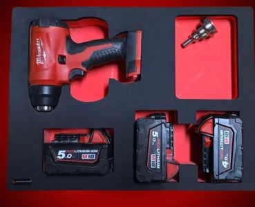 Schaumeinlage für Milwaukee m18 Heißluftföhn bhg 18V